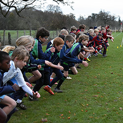 Hatherop hosts a very chilly but exciting cross country competition