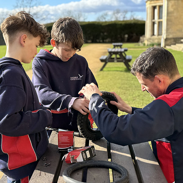 Boarding at Hatherop