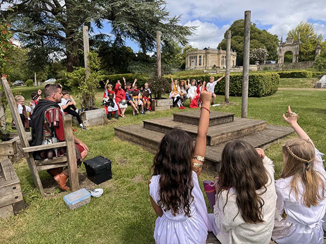 Prep 3 Step Back in Time During Roman Workshop Adventure